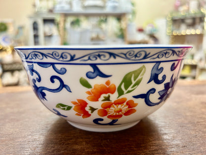 Multicolor Ralph Lauren Mandarin Blue Bowl, 6"
