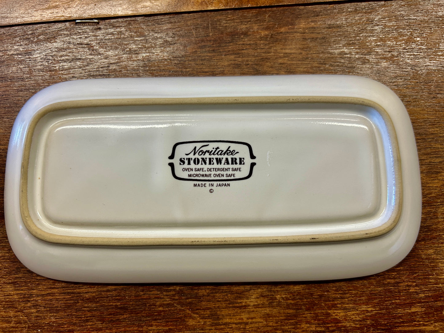 Yellow & White Noritake RARE May Song Butter Dish, 7 1/2"