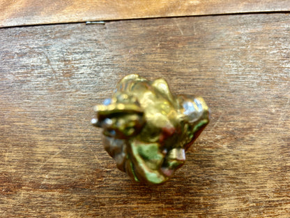 Brass Staub RARE Brass Chicken Knob