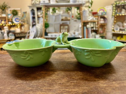 Green Lenox RARE Butterfly Meadow 2 Section, 12"