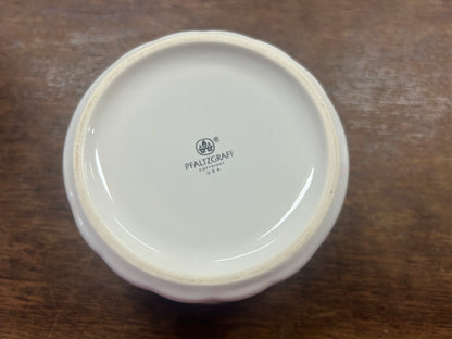 Pfaltzgraff snow village bowl bottom with brand logo and maker mark