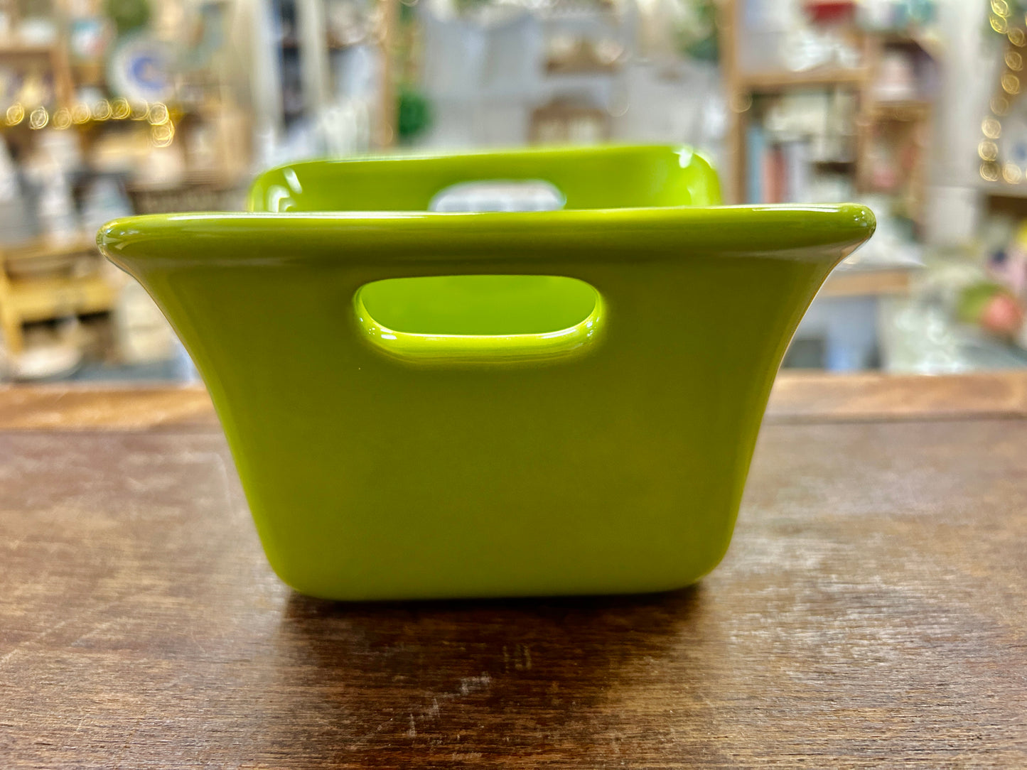 Rachael Ray Green Square Bowl 10 oz, 10 ounces