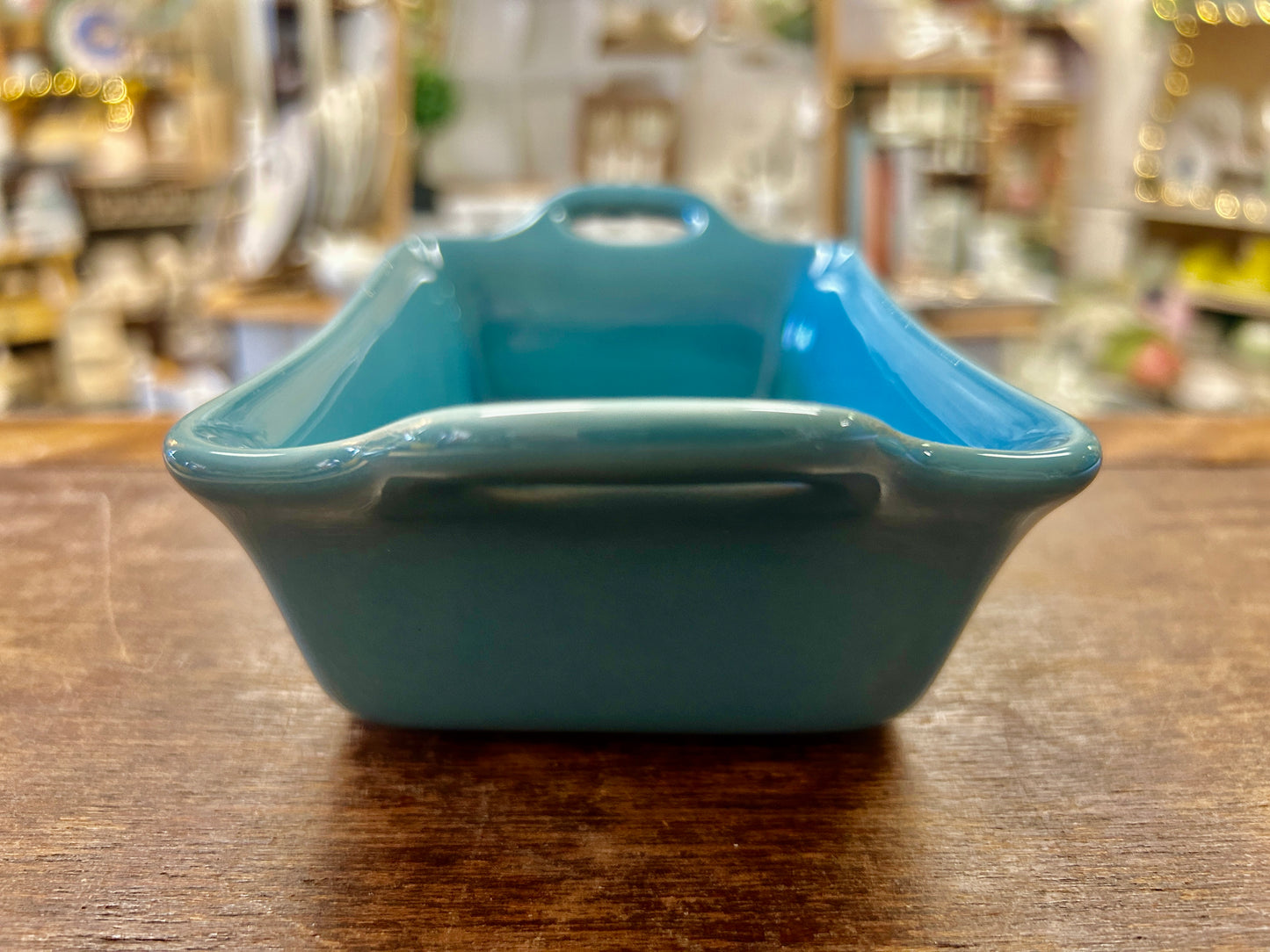 Rachael Ray Blue Rectangle Baker 12 oz, 12 ounces
