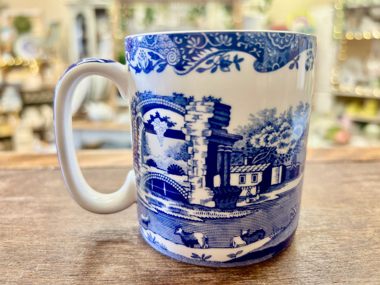 Blue & White Spode Blue Italian Mug, 3 1/4"