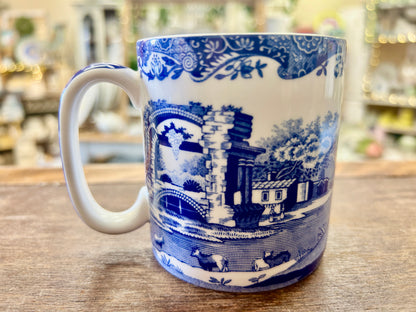 Blue & White Spode Blue Italian Mug, 3 1/4"