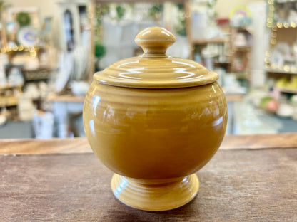 Fiesta Vintage Gold Marmalade Jar, 4 1/2"