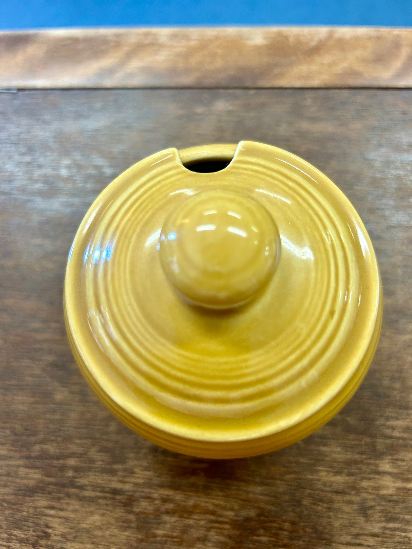 Fiesta Vintage Gold Marmalade Jar, 4 1/2"