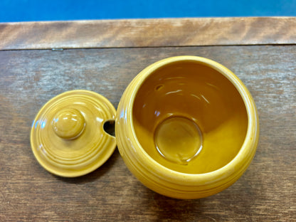 Fiesta Vintage Gold Marmalade Jar, 4 1/2"