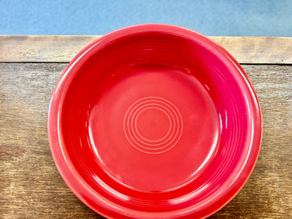 Fiestaware Red Bowl, 7"