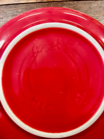 Fiestaware Red Bowl, 7"