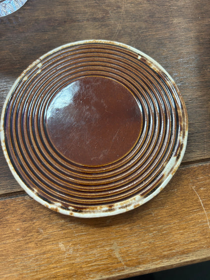 McCoy Brown Drip Round Trivet