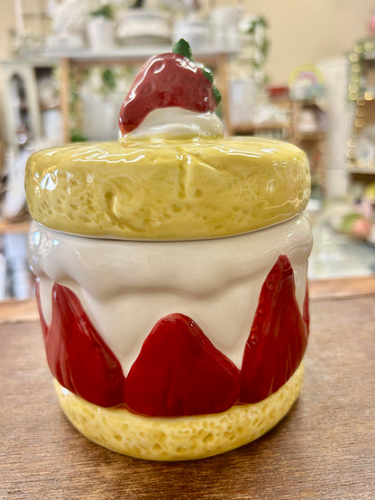 Multicolor  Strawberry Shortcake Canister, 6 1/2"