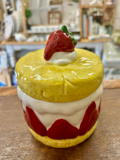 Multicolor  Strawberry Shortcake Canister, 6 1/2"