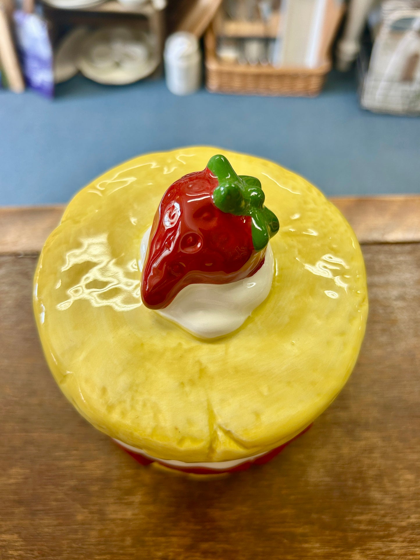 Multicolor  Strawberry Shortcake Canister, 6 1/2"