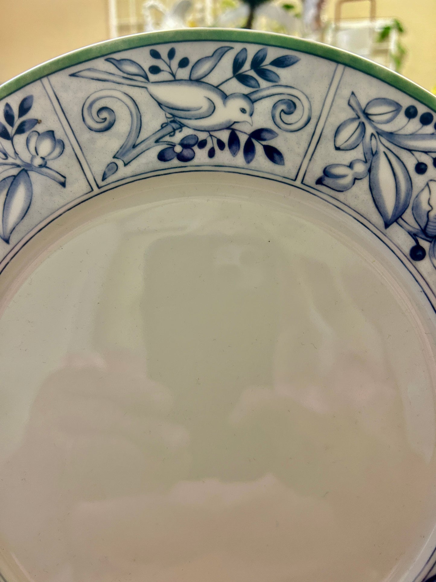Blue & White Villeroy & Boch Cordoba Plate Germany, 10 1/2"