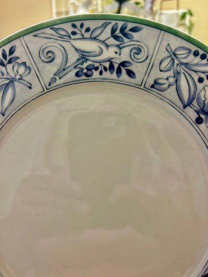 Blue & White Villeroy & Boch Cordoba Plate Germany, 10 1/2"
