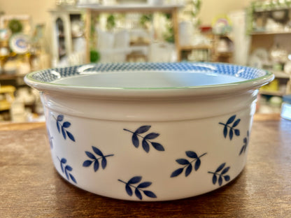 Blue & Green Villeroy & Boch Switch 3 Serving Bowl Germany, 8 3/4"