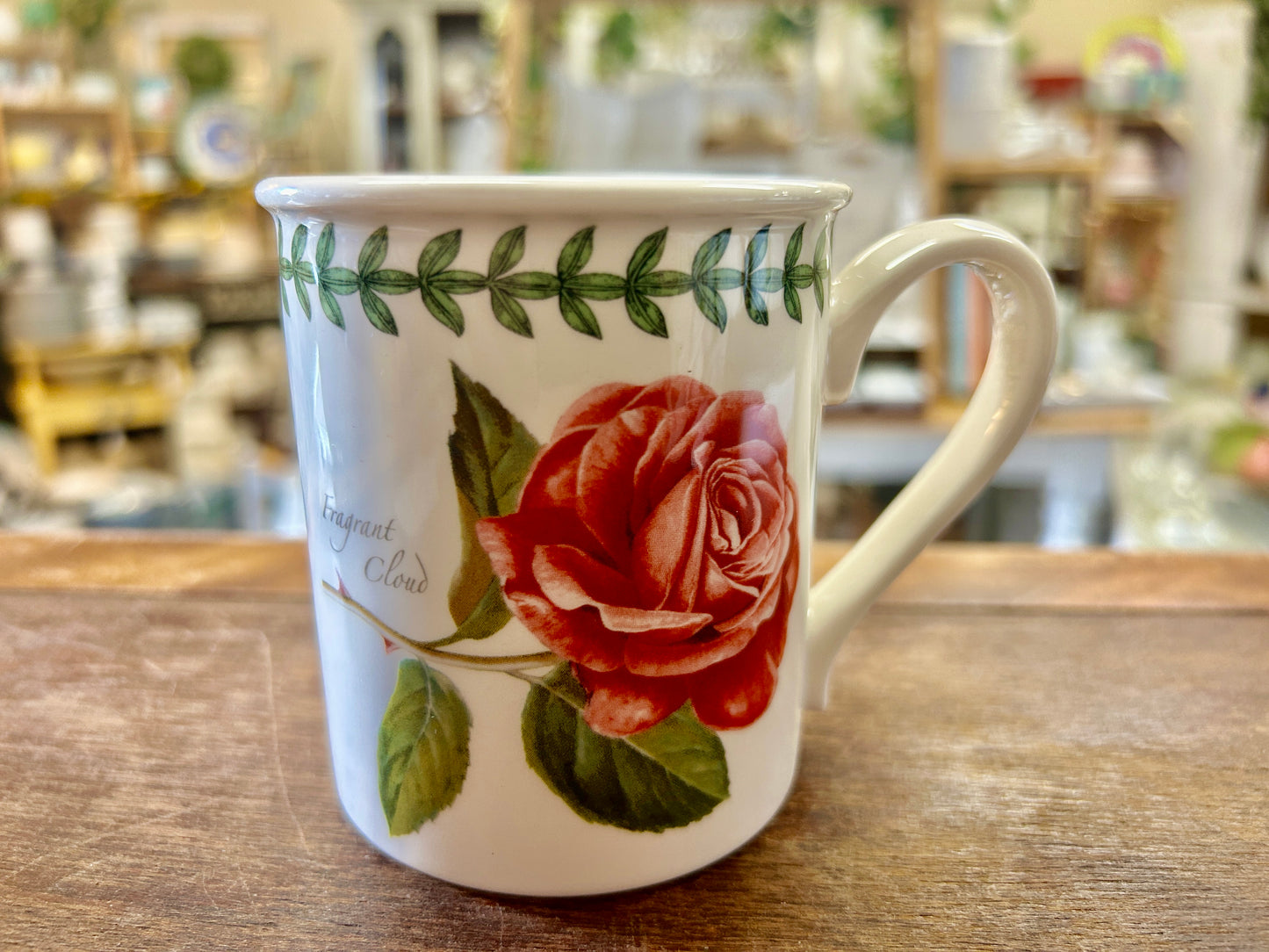 Multicolor Portmeirion China Botanic Roses Fragrant Cloud Mug, 3 3/4"