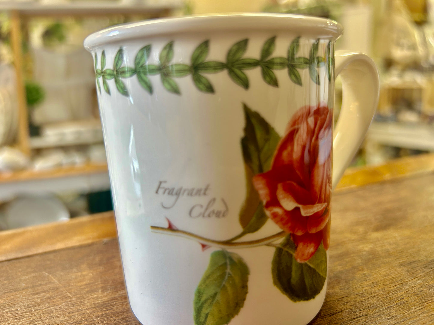 Multicolor Portmeirion China Botanic Roses Fragrant Cloud Mug, 3 3/4"