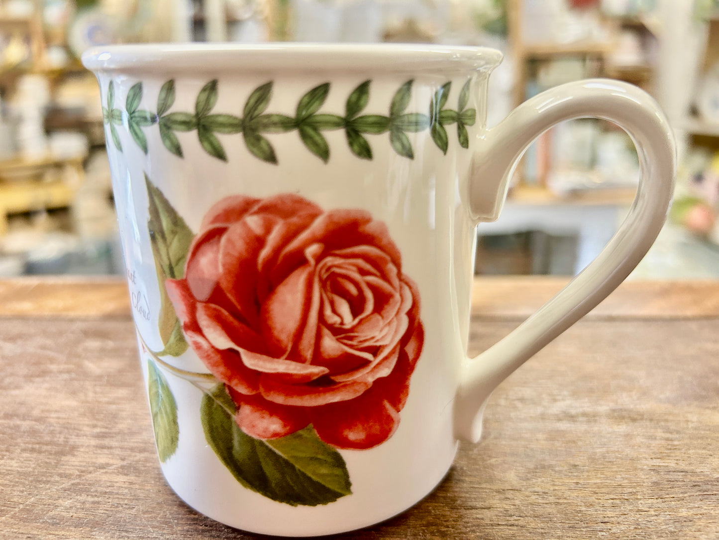 Multicolor Portmeirion China Botanic Roses Fragrant Cloud Mug, 3 3/4"