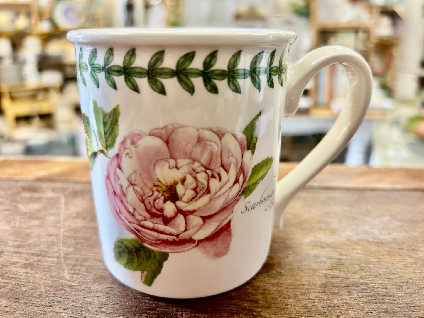 Multicolor Portmeirion China Botanic Roses Scarborough Fair Mug, 3 1/2"
