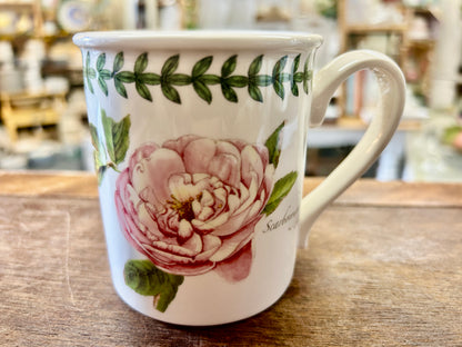 Multicolor Portmeirion China Botanic Roses Scarborough Fair Mug, 3 1/2"