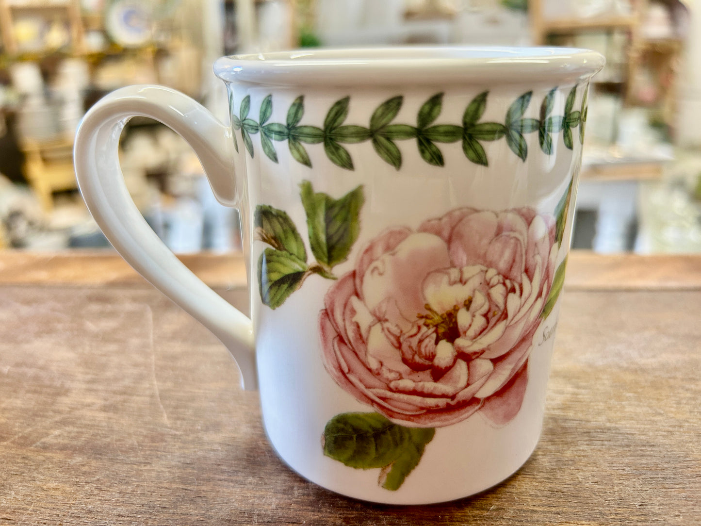 Multicolor Portmeirion China Botanic Roses Scarborough Fair Mug, 3 1/2"
