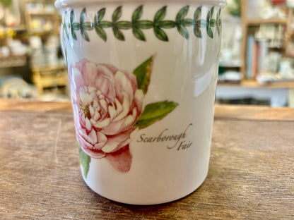 Multicolor Portmeirion China Botanic Roses Scarborough Fair Mug, 3 1/2"