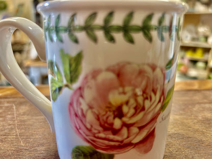 Multicolor Portmeirion China Botanic Roses Scarborough Fair Mug, 3 1/2"