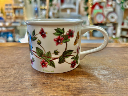 Multicolor Portmeirion Botanic Garden Drum Cup England, 2 3/4"