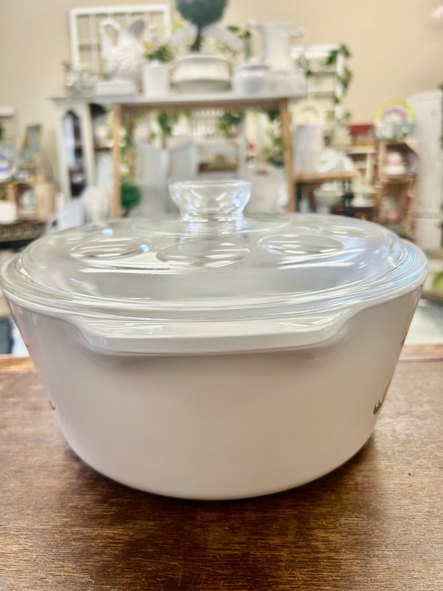 Multicolor Corningware Mushroom 4 QT w/Lid, 4 QT