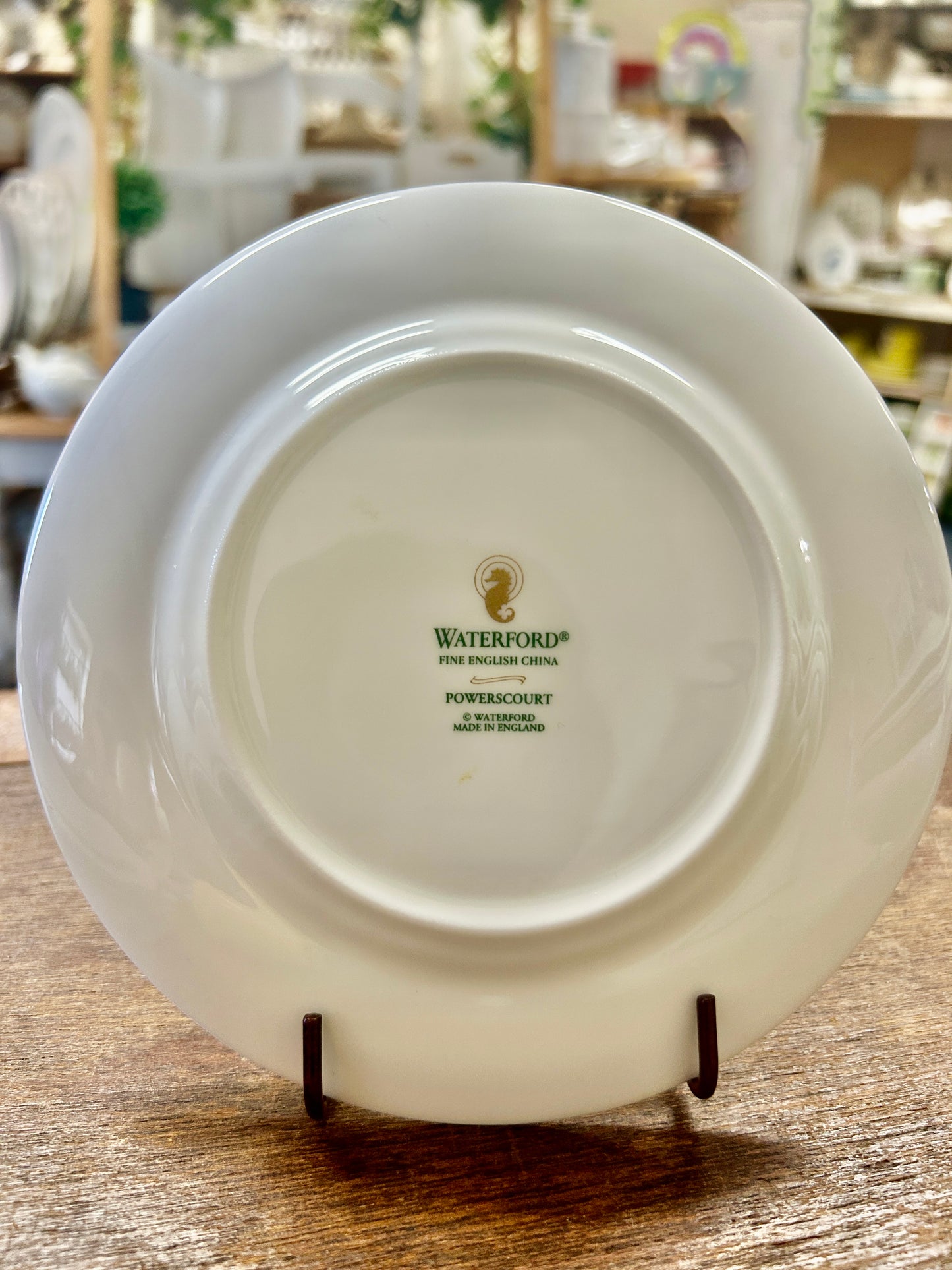 Blue & White WATERFORD Powerscourt Bread & Butter Plate, 6"