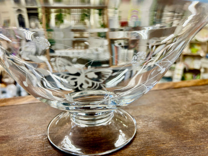 Clear Lenox RARE Butterfly Meadow Bowl, 9 3/4"