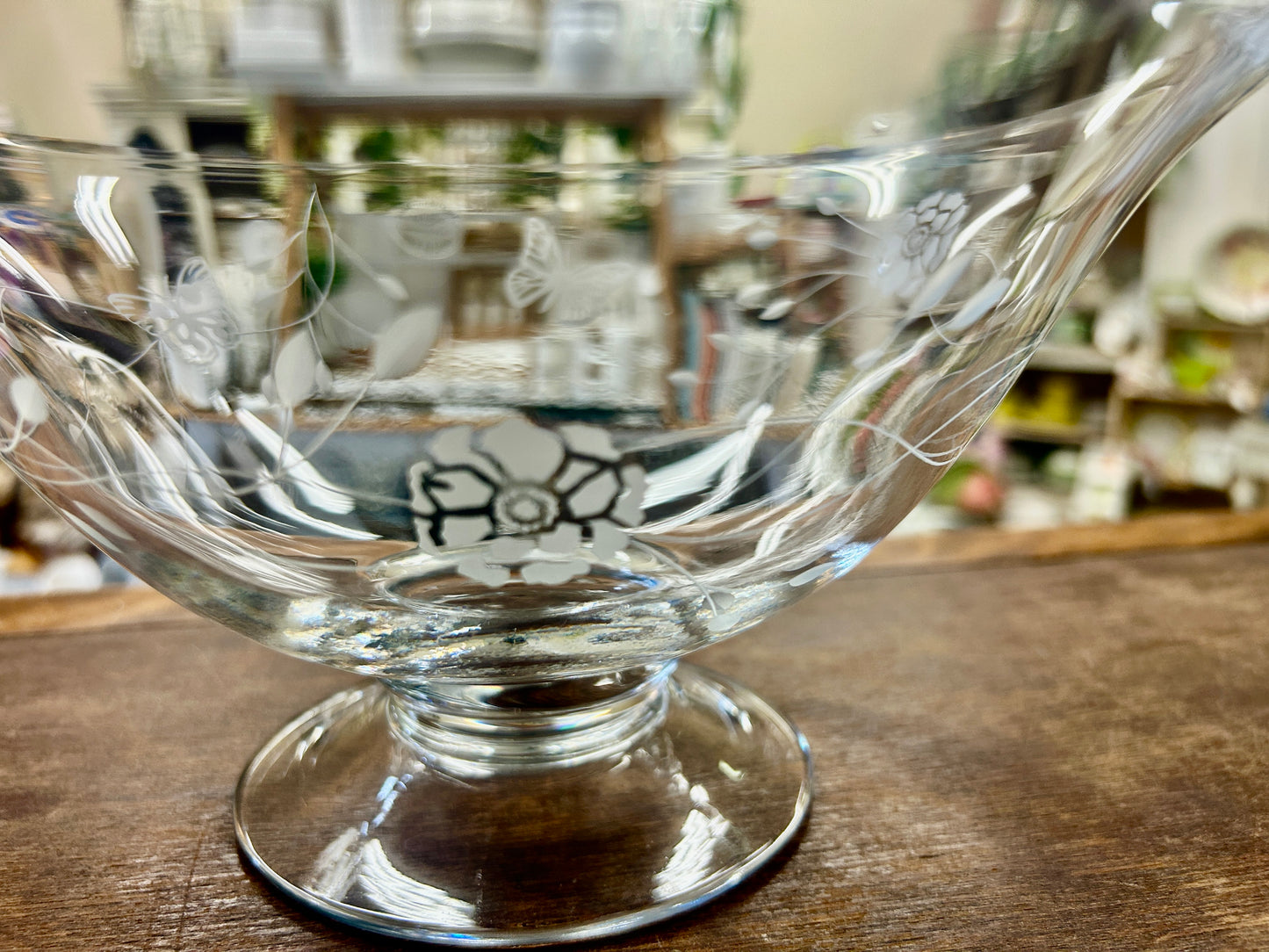 Clear Lenox RARE Butterfly Meadow Bowl, 9 3/4"
