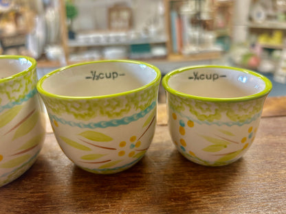 Green Temptations NEW Old World Measuring Cups, 1 Cup