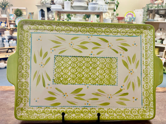 Green Temptations Old World Lime Rec Platter, 16"