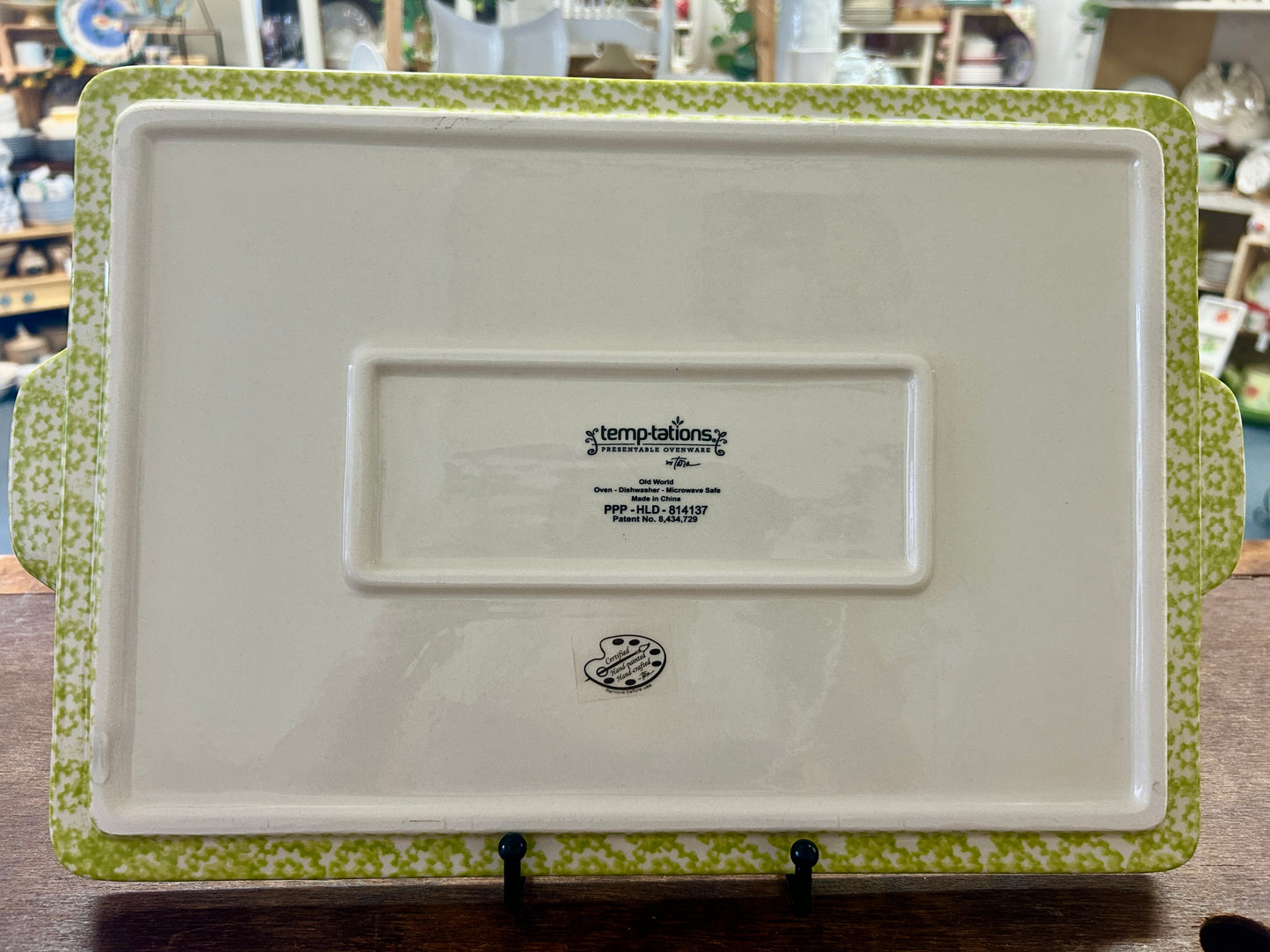 Green Temptations Old World Lime Rec Platter, 16"