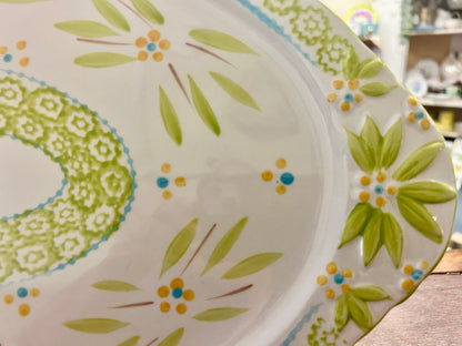Green Temptations Old World Lime Platter, 18 1/2"