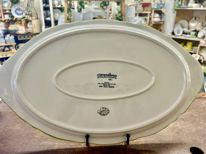 Green Temptations Old World Lime Platter, 18 1/2"