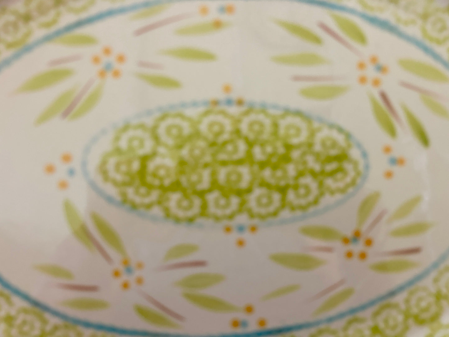 Green Temptations Old World Lime Platter, 13 1/2"