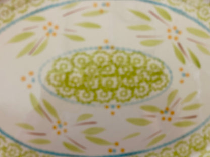 Green Temptations Old World Lime Platter, 13 1/2"