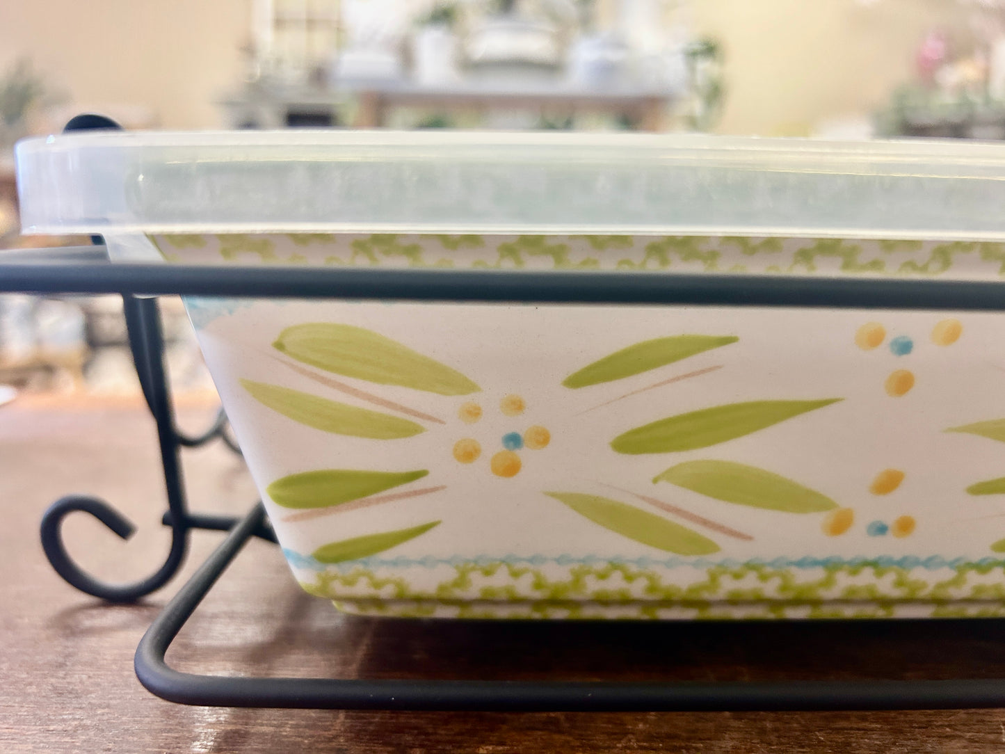 Green Temptations Old World Lime Baker Rack Lid, 4 QT