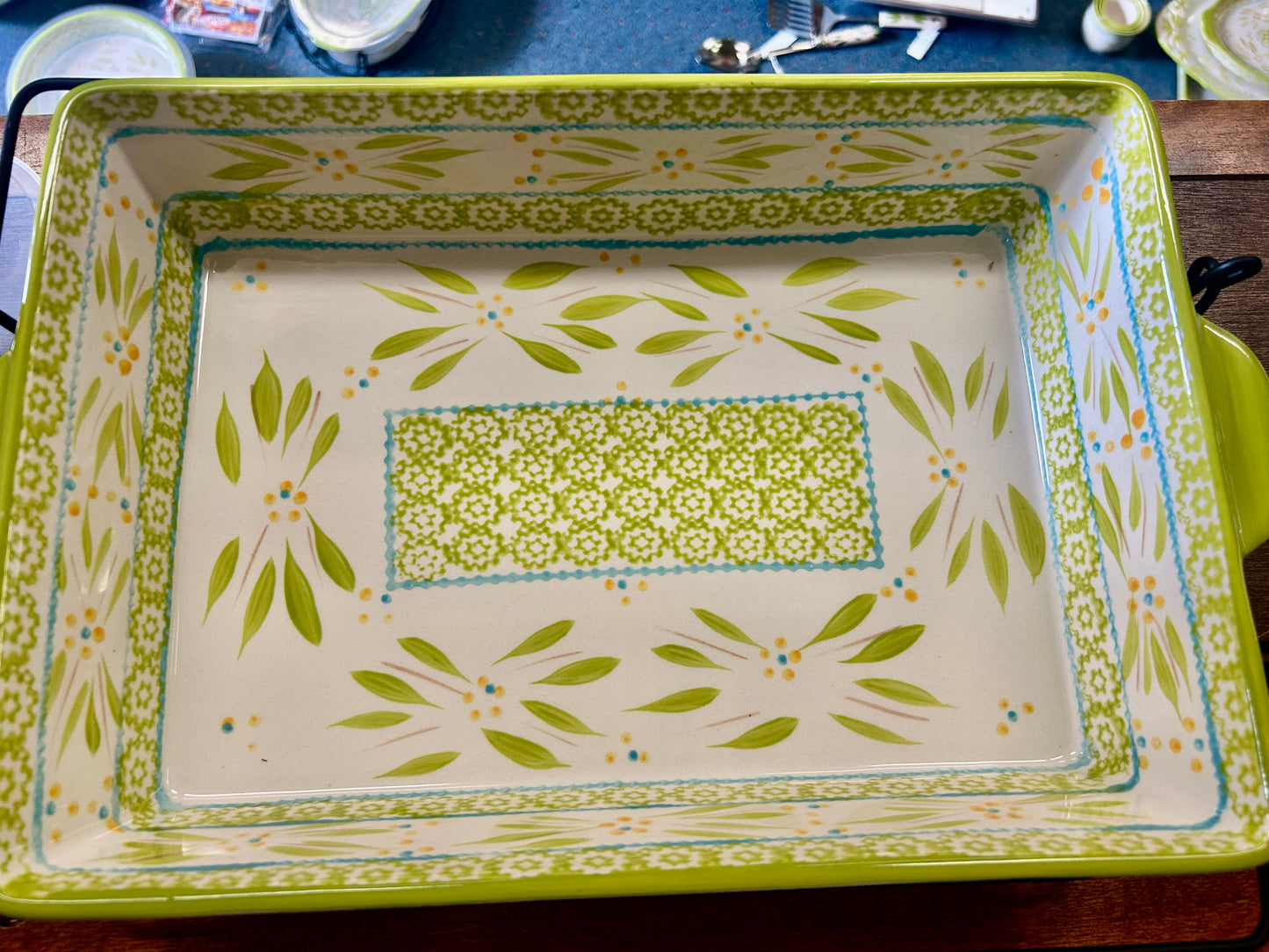 Green Temptations Old World Lime Baker Rack Lid, 4 QT