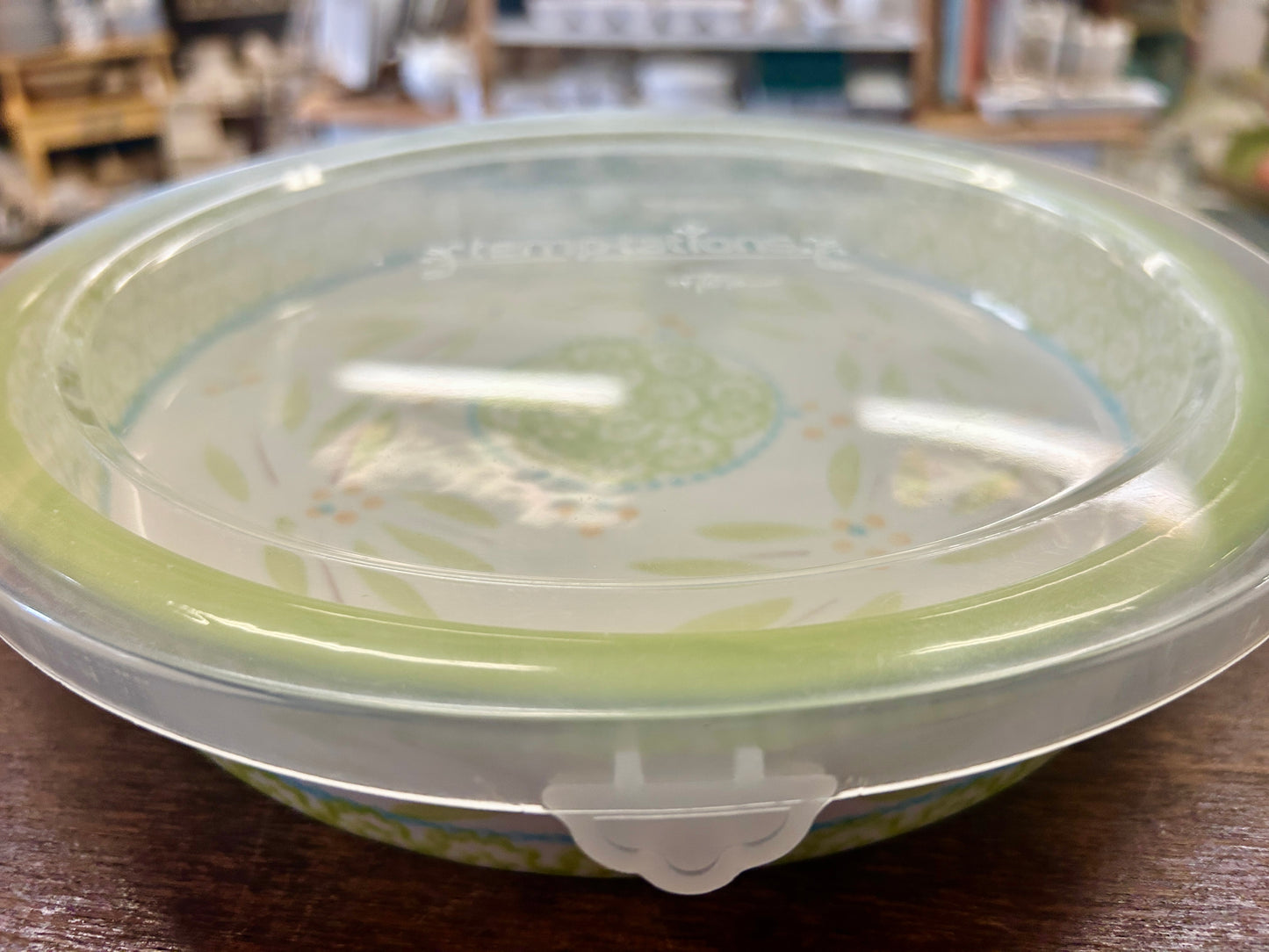 Green Temptations Old World 9" Round Lid, 9"
