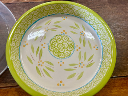 Green Temptations Old World 9" Round Lid, 9"