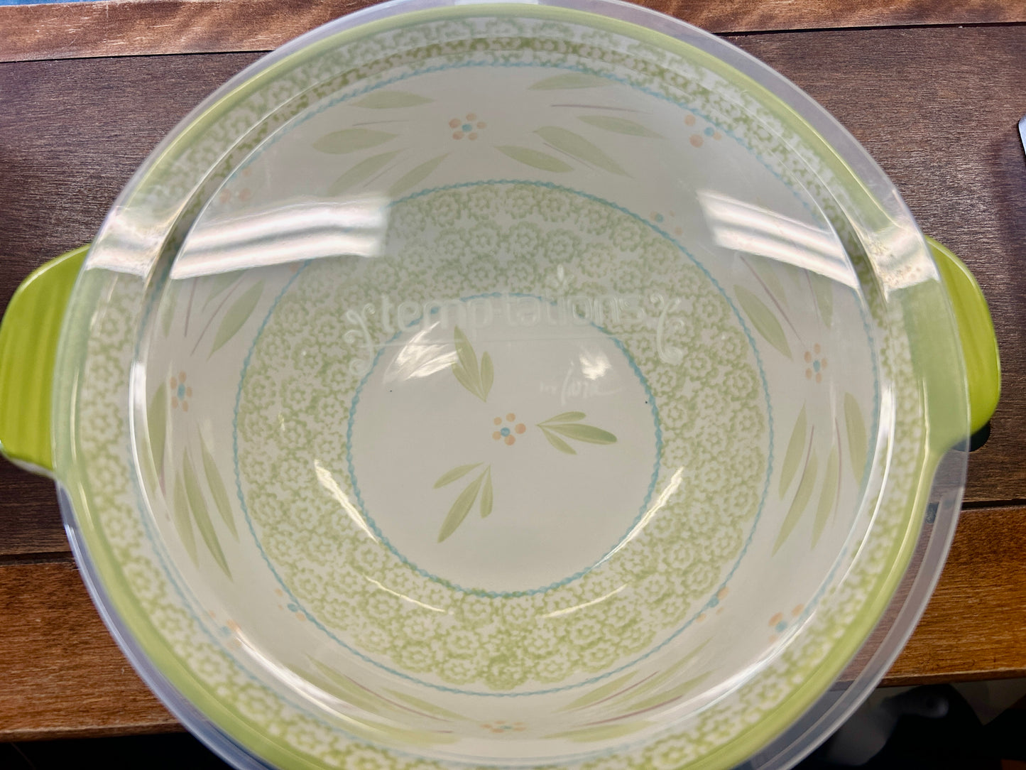 Green Temptations Old World 4 QT Bowl & Lid, 4 QT