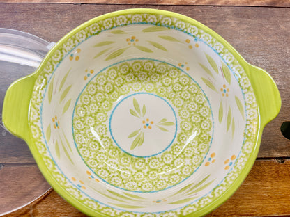Green Temptations Old World 2 QT Bowl & Lid, 2 QT