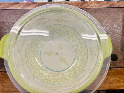 Green Temptations Old World 3 QT Bowl & Lid, 3 QT