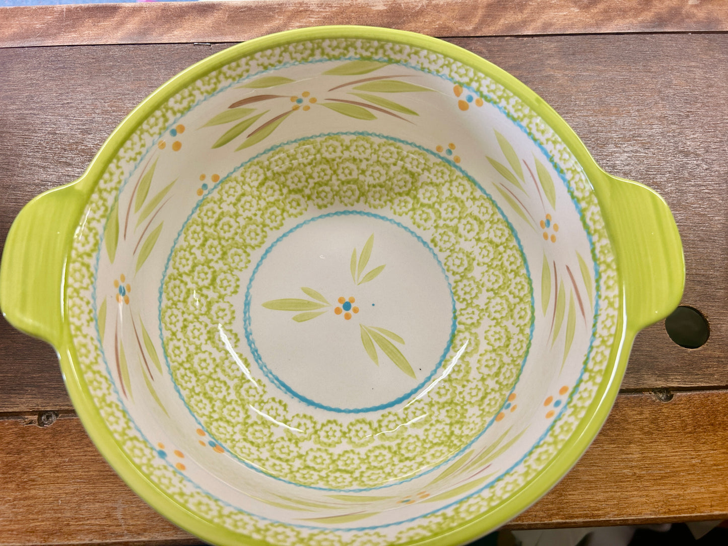 Green Temptations Old World 3 QT Bowl & Lid, 3 QT