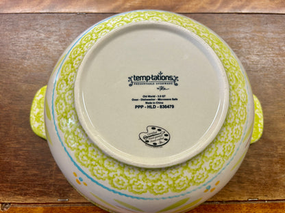 Green Temptations Old World 3 QT Bowl & Lid, 3 QT
